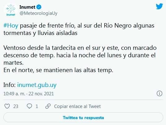 informacion de inumet