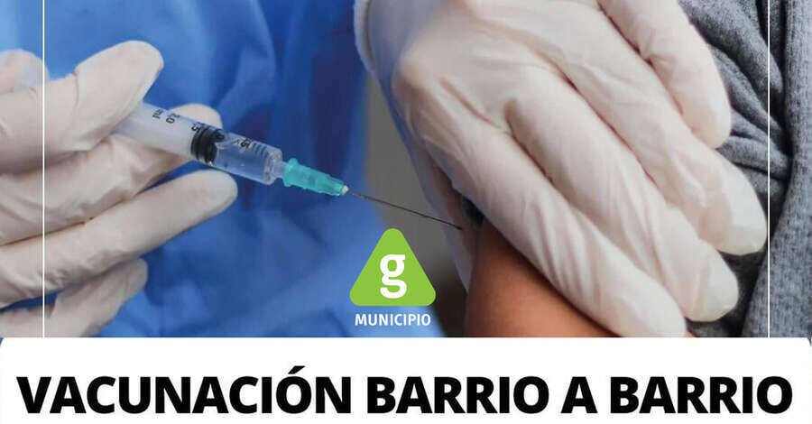 El vacunatorio móvil estará por los barrios del Municipio G