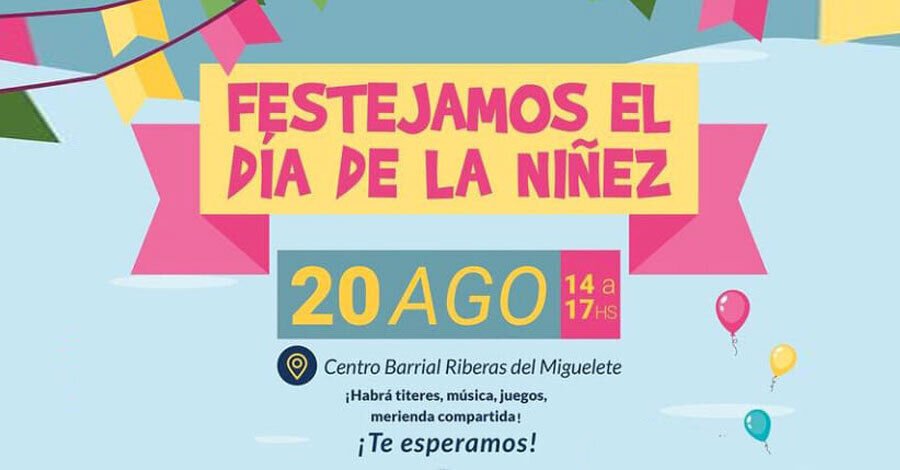 Día de la Niñez en el Centro Barrial Riberas del Miguelete