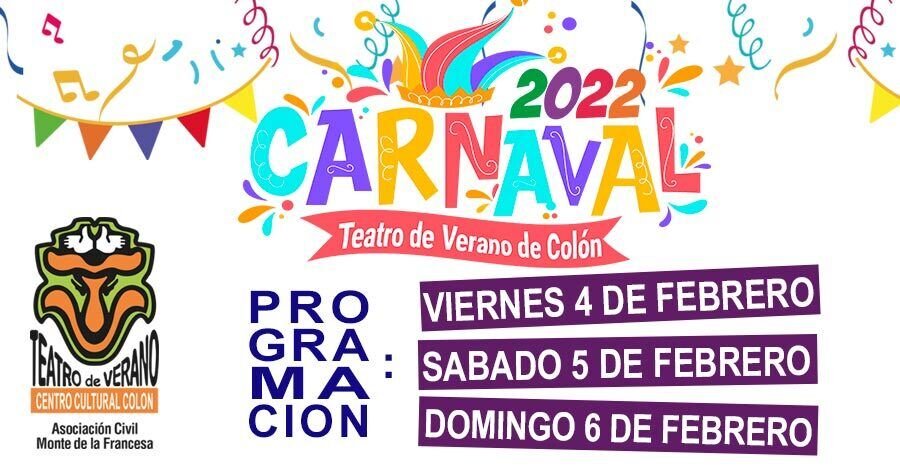 Colón Portal - Programación Carnaval 2022 - 4 de Febrero