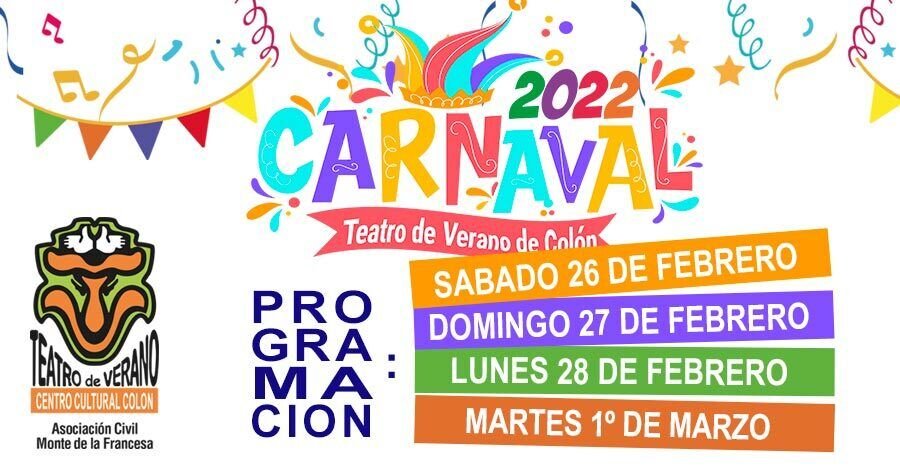 Colón Portal - Programación Carnaval 2022 - 26 de Febrero