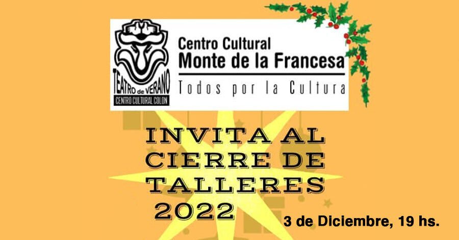 Cierre de talleres del Teatro de Verano de Colón 2022