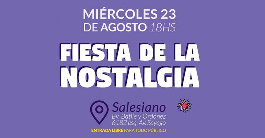 Fiesta de la Nostalgia en el Salesiano
