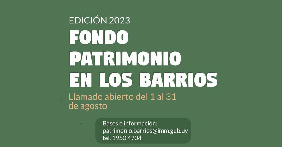 Fondo Patrimonio en los Barrios 