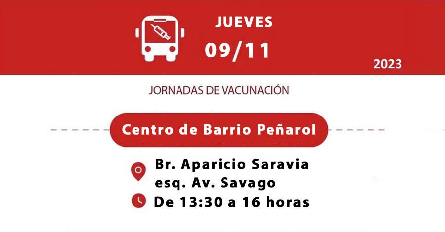 Jornada de Vacunación en el Centro de Barrio Peñarol
