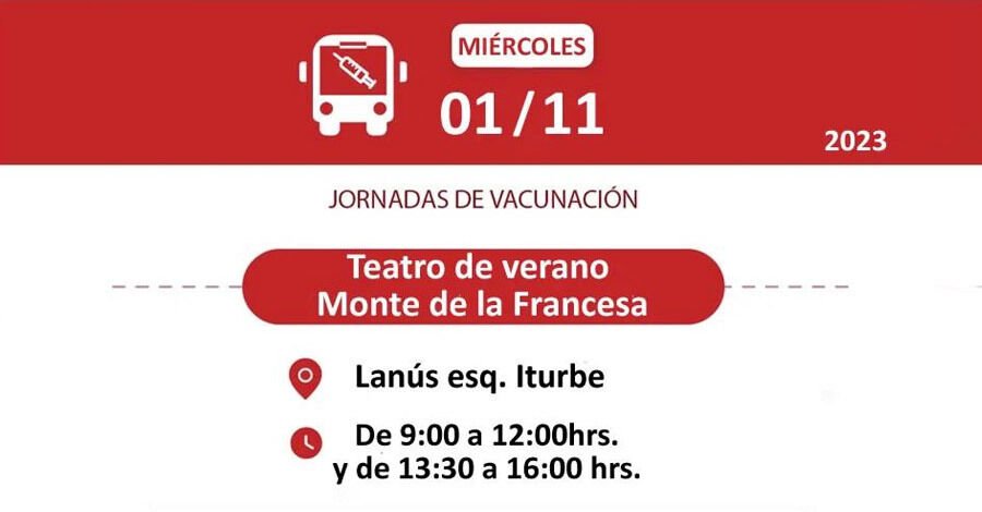 Jornada de Vacunación en el Teatro de Verano de Colón