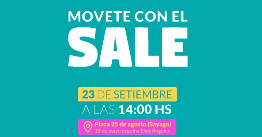 "Movete con el Sale" en la Plaza 25 de Agosto