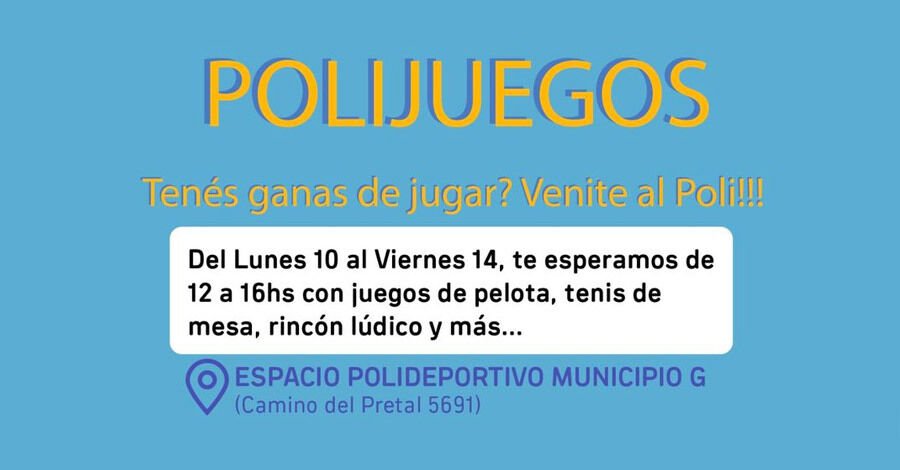 Polijuegos en el Espacio Polideportivo