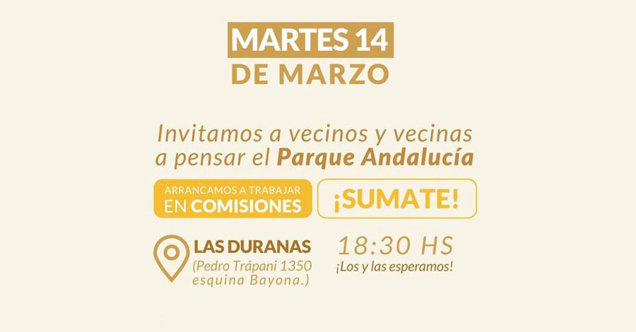 Pensamos juntos el Parque Andalucía