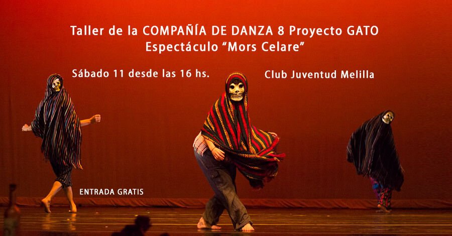 Compañía de danza 8 Proyecto GATO en el Club Juventud Melilla