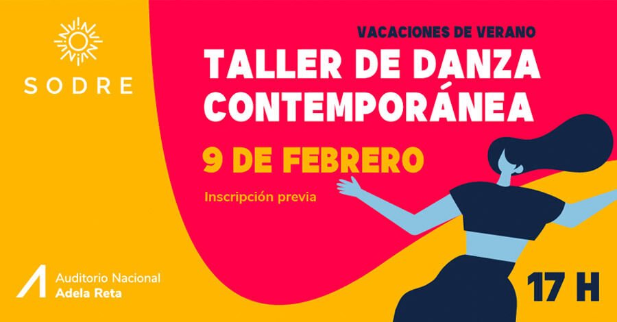 Taller de Danza Contemporánea para niños y niñas en el SODRE