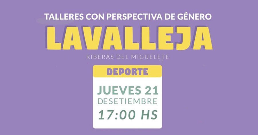  Talleres con Perspectiva de Género Barrio Lavalleja