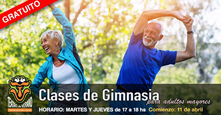 Taller gratuito de gimnasia para adultos mayores