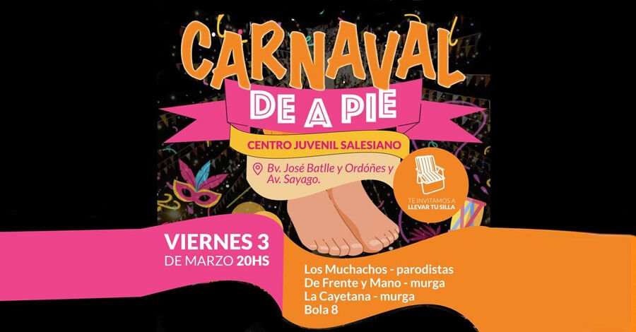 "Carnaval de a Pie" en el Centro Juvenil Salesiano