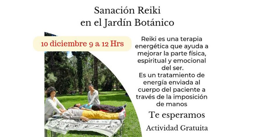 Sanación Reiki en el Jardín Botánico