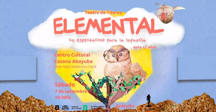 "Elemental" en el Centro Cultural Casona Abayubá