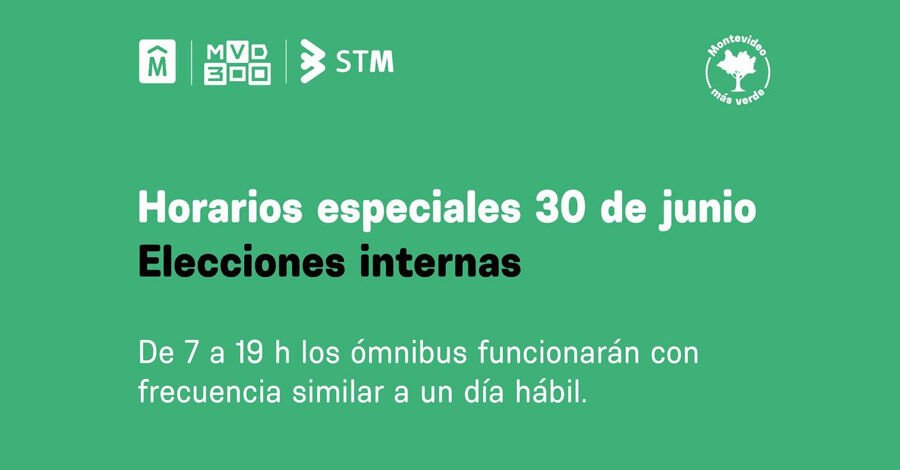 Servicios especiales por elecciones internas