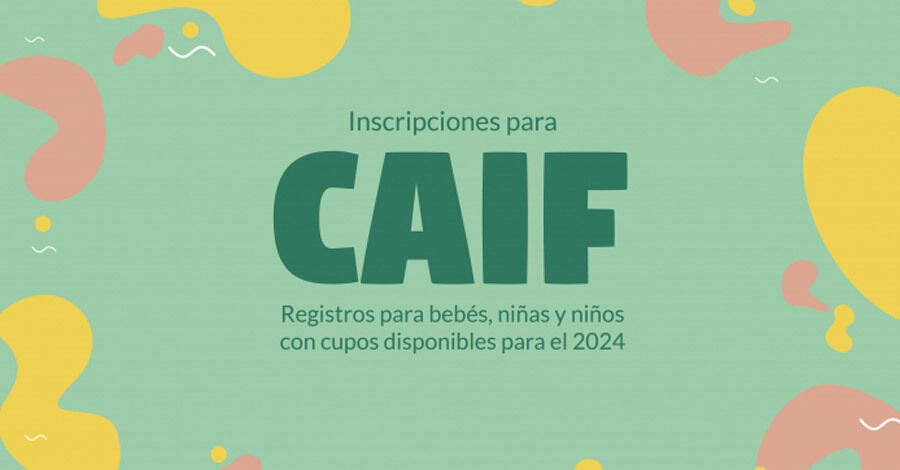 Inscripciones a CAIF con cupos disponibles