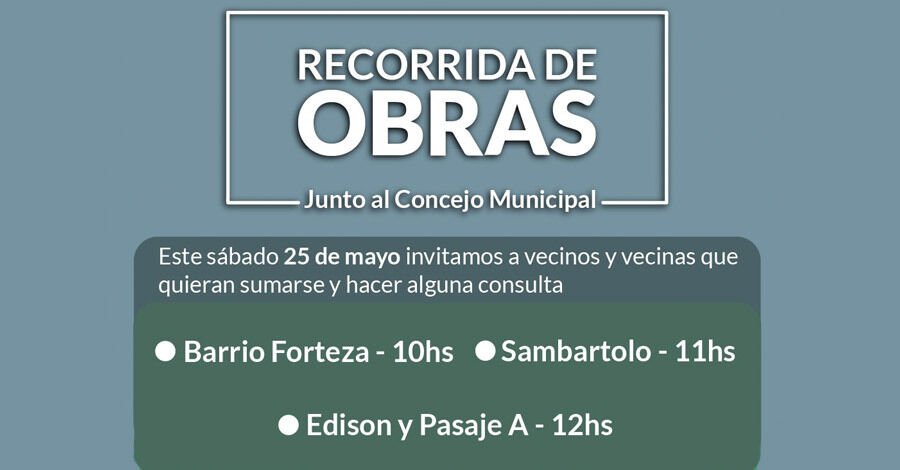 Recorridas de obras 