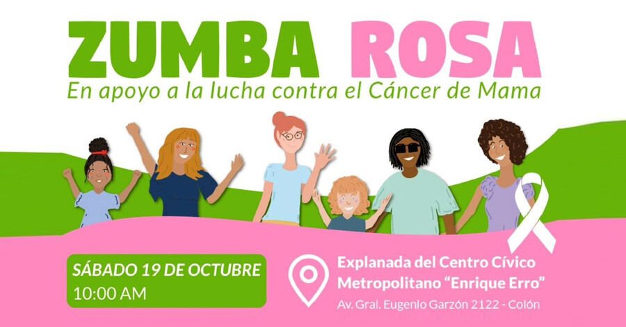 Zumba Rosa en el Centro Cívico Metropolitano