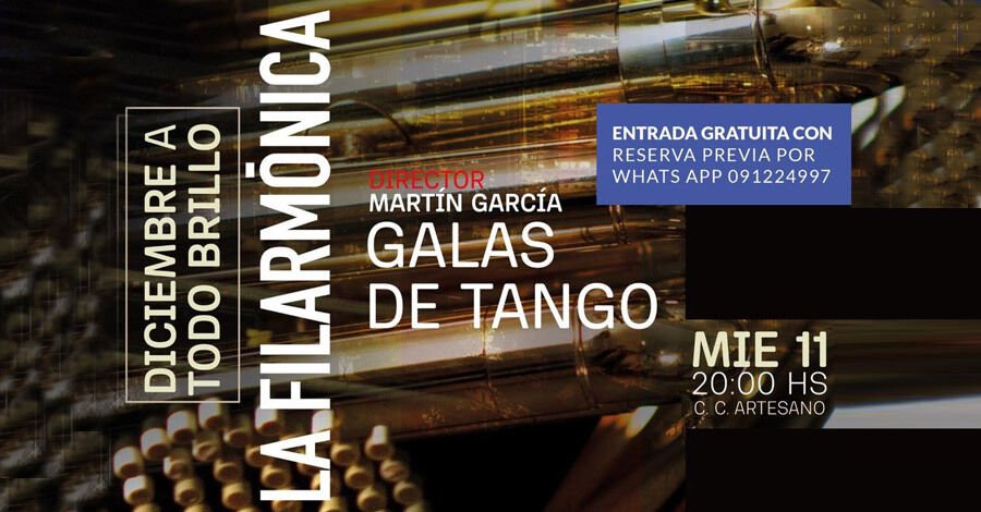 Gala de tango en el Centro Cultural Artesano