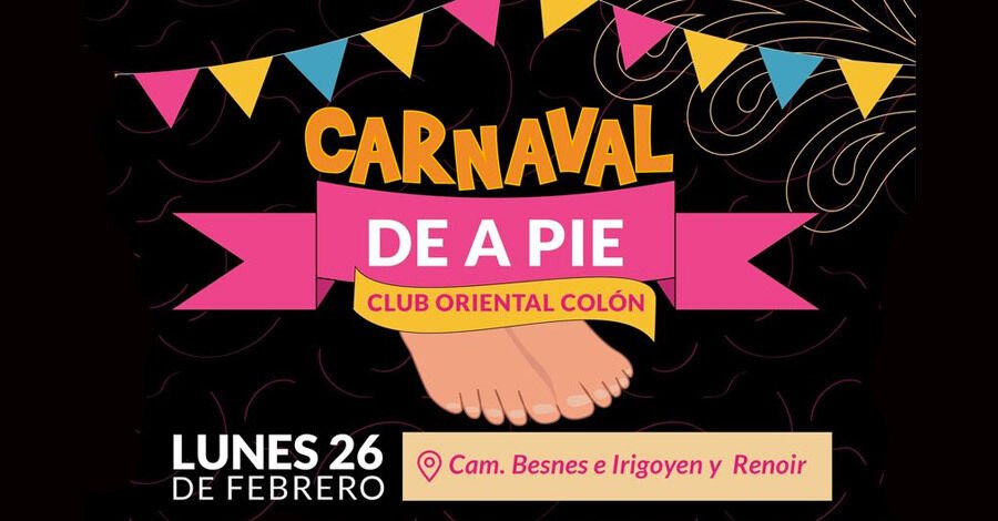 Carnaval de a Pie en el Club Oriental Colón