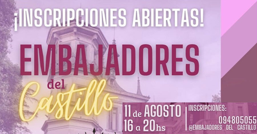 Embajadores del Castillo 2024 en el Castillo Idiarte Borda