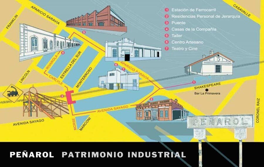 Penarol patrimonio industrial mapa