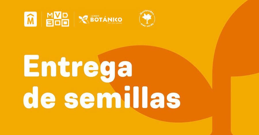 Entrega de semillas en el Jardín Botánico de Montevideo
