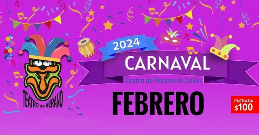 Programación para los días 2, 3 y 4 de Febrero en el Teatro de Verano de Colón