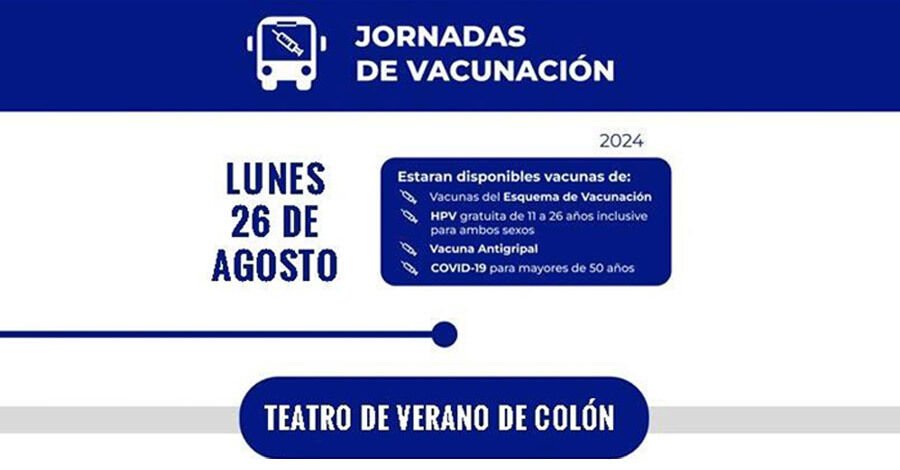  Vacunación en el Teatro de Verano de Colón
