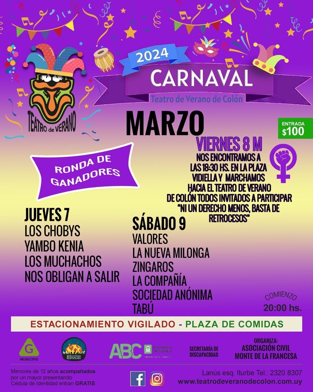 ronda de ganadores carnaval 2024