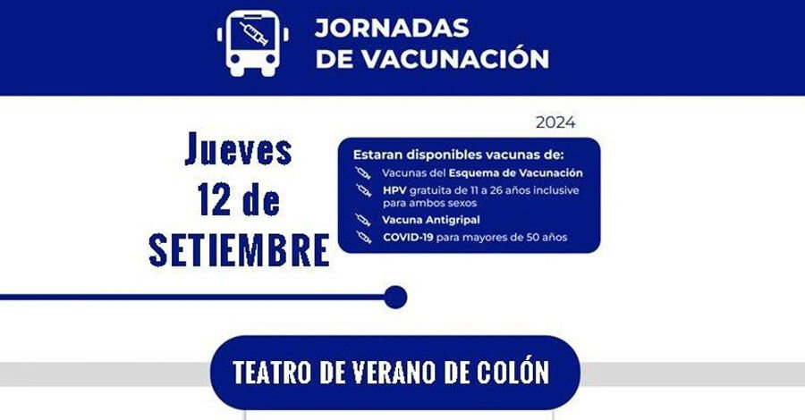 Jornada de vacunación en el Teatro de Verano de Colón