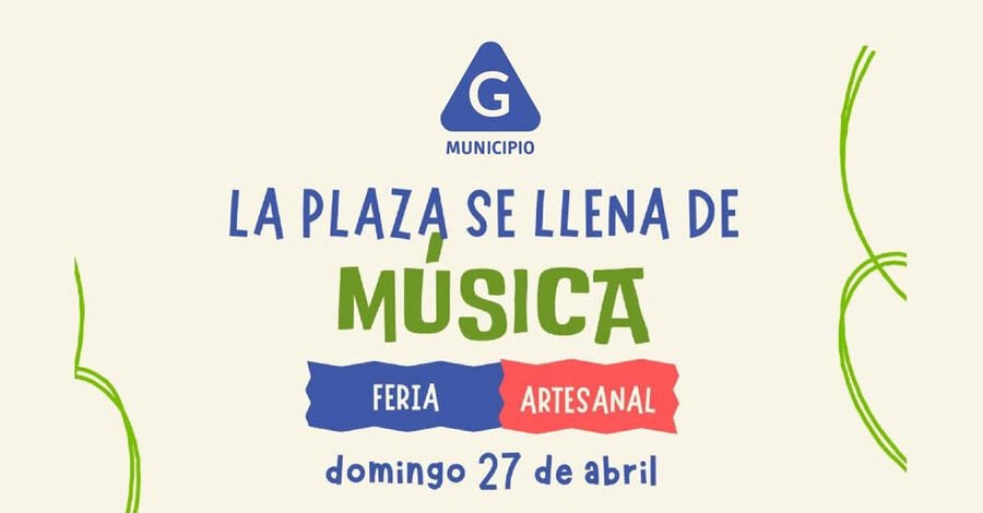 Feria artesanal en la Plaza Francisco Martínez