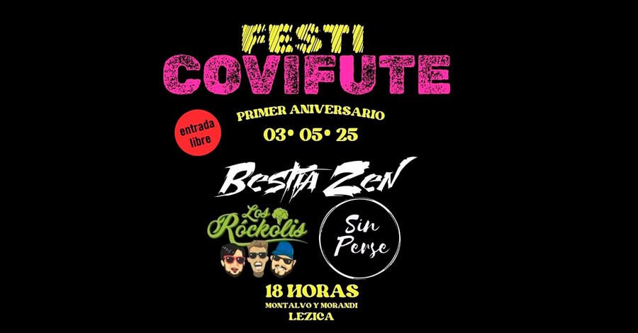 Festival a beneficio del primer aniversario de COVIFUTE