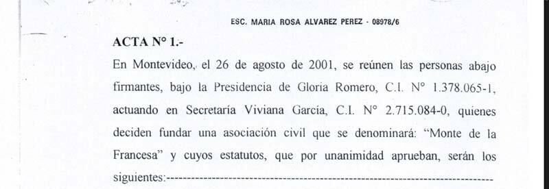 acta inicial monte de la francesa