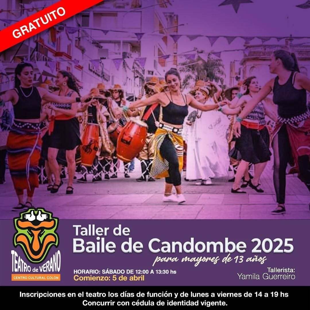 Taller de candombe 2025