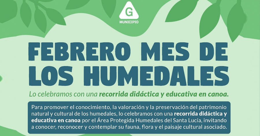 Recorrida didáctica y educativa en cano por el mes de los Humedales