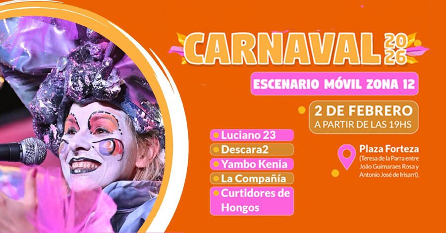 Escenario Móvil Zona 12 en el barrio Forteza