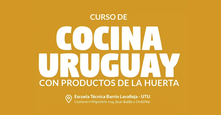 Curso de Cocina Uruguay en la Escuela Técnica Barrio Lavalleja