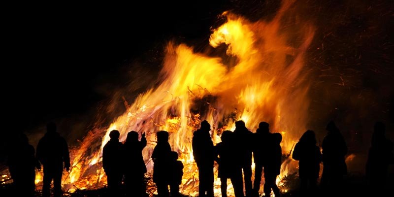 fogatas de la noche de san juan