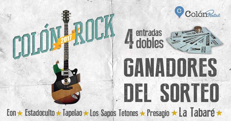 color rock 2017 sorteo GANADORES