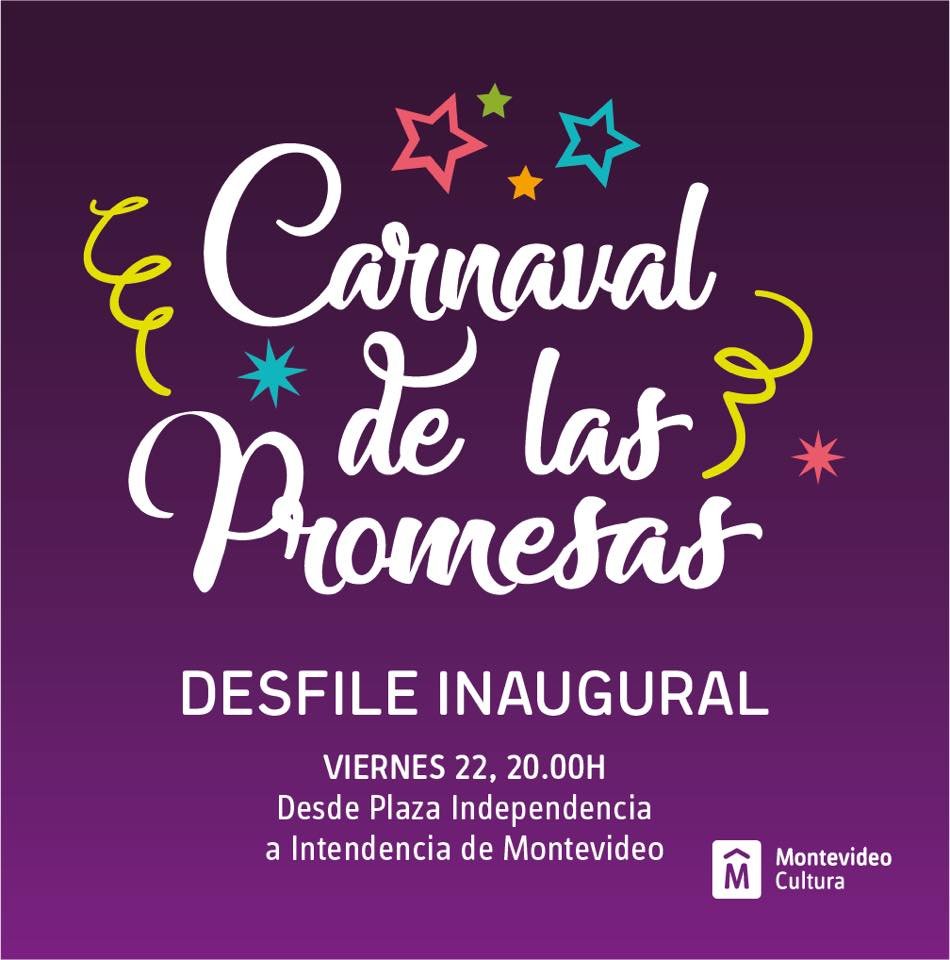 afiche del carnaval de las promesas