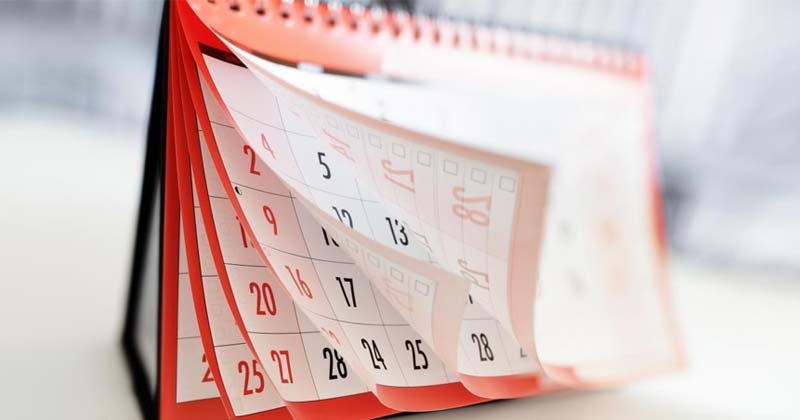 calendario 2020