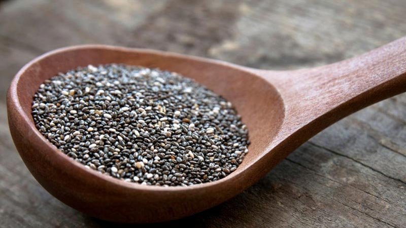 cuchara con chia