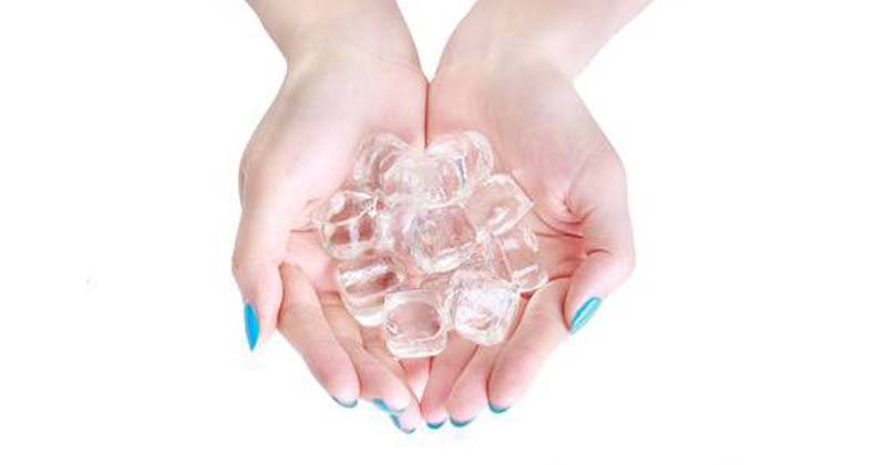 no usar hielo