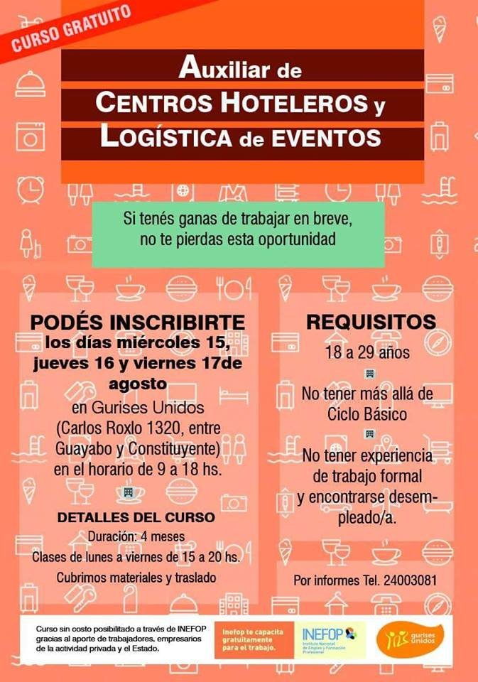 curso inefop afiche