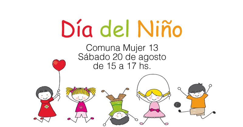 dia del nino en comuna mujer 13