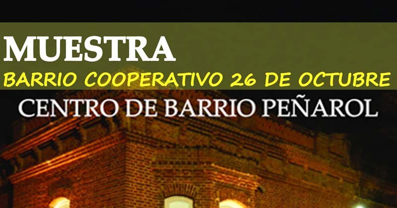 muestra en el centro de barrio